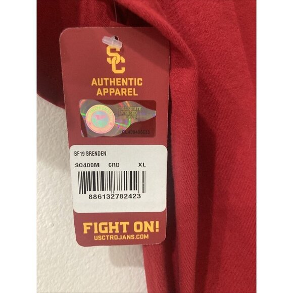 USC Men's Tee Shirt New w tags Authentic Apparel 100% Cotton Casual Activewear - Picture 7 of 7
